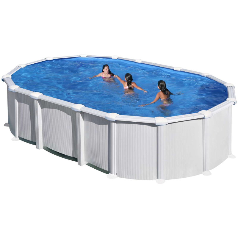 Uima-allas Gre by Swim & Fun 610 x 375 x 132 cm ovaali, valkoinen