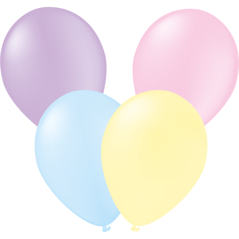 Ilmapallo Vivalloons 50 kpl pastellimix