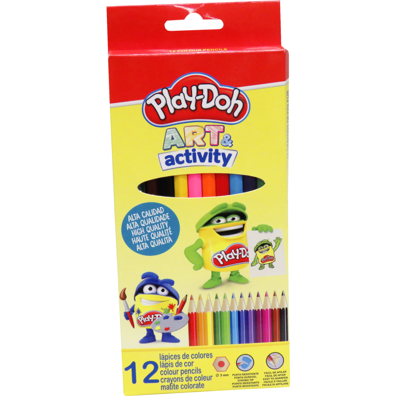 Puuvärikynä Play Doh 12 kpl