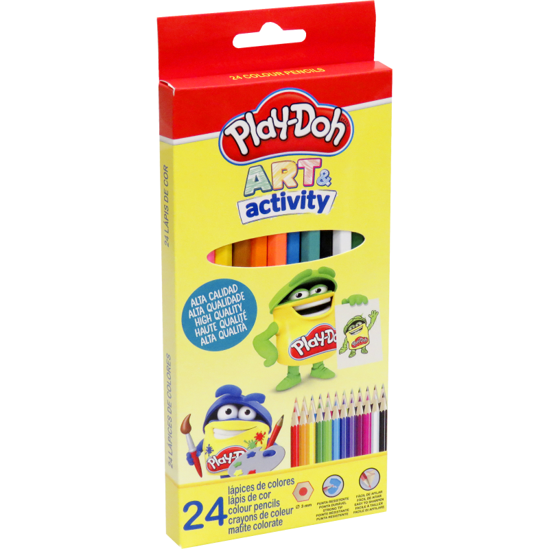Puuvärikynä Play Doh 24 kpl