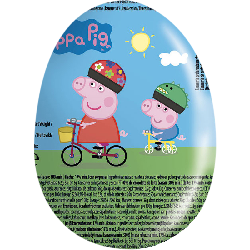 Yllätyssuklaamuna 60 g Pipsa Possu