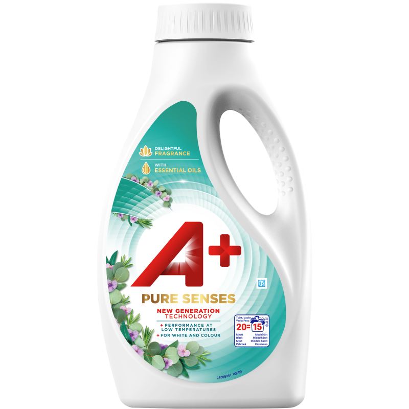 Pyykinpesuneste 900 ml Pure Senses Refresh