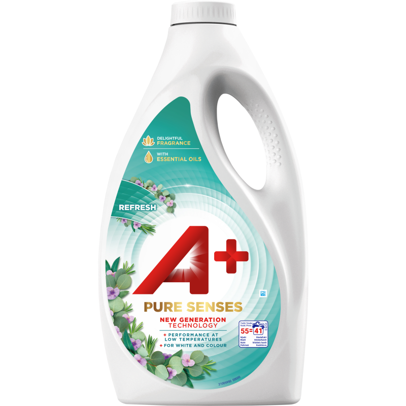 Pyykinpesuneste 2,475 l Pure Senses Refresh