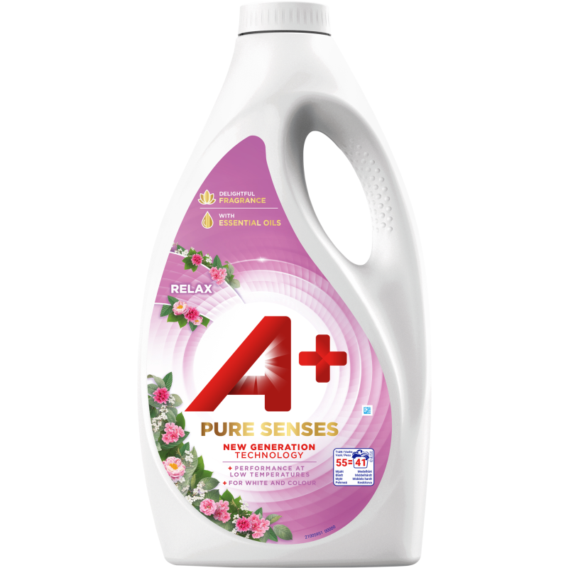 Pyykinpesuneste A+ 2,475 l Pure Senses Relax