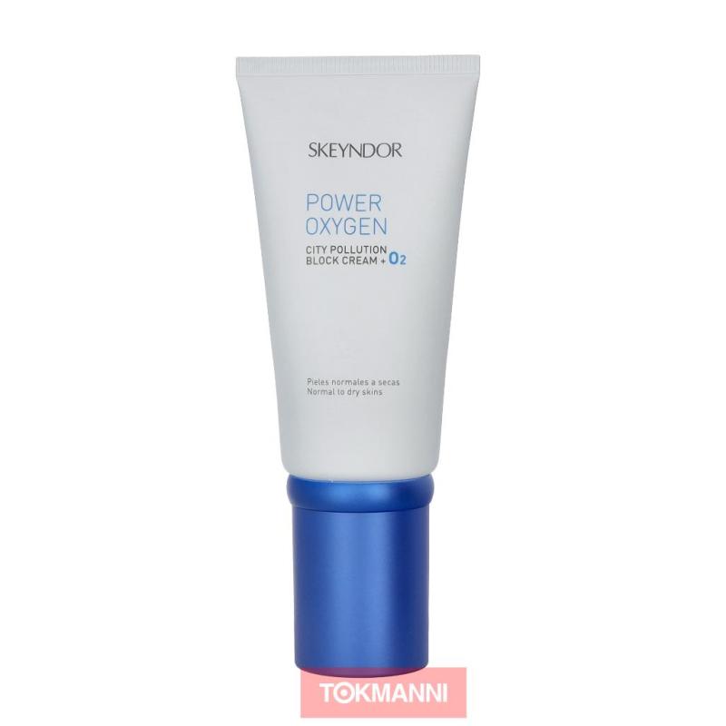 Kosteusvoide, Skeyndor 50 ml Power Oxygen City Pollution Block Cream + O2