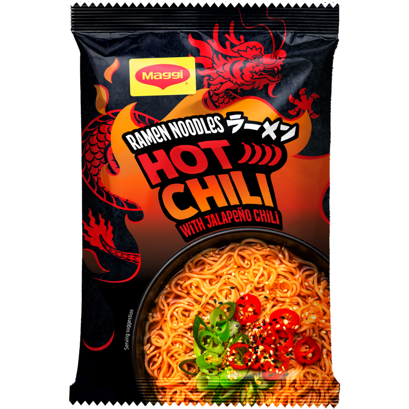 Pikanuudeli Maggi 62 g Ramen Noodles Hot Chili