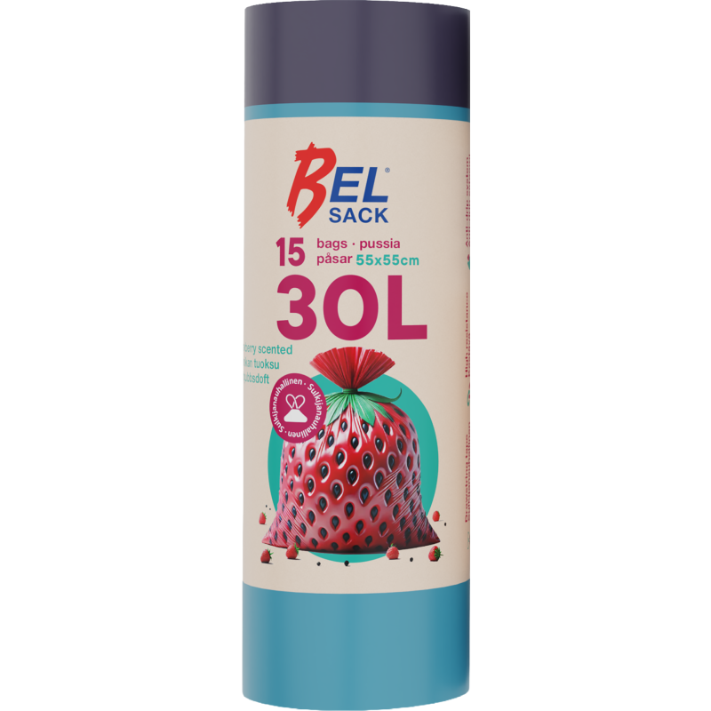 Roskakassi Belsack 30 l 15 kpl tuoksuva