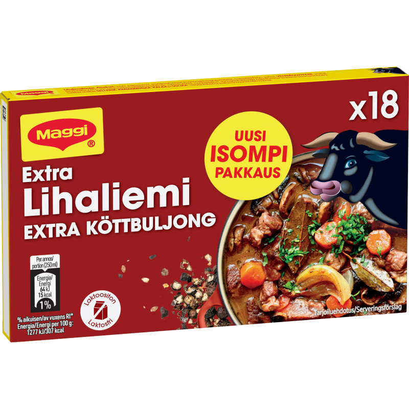 Lihaliemikuutio Maggi 18 kpl 180 g Extra