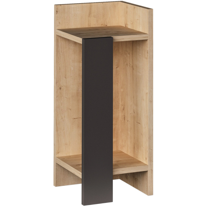Yöpöytä Chic Home 25 x 27 x 60 cm Eero R vaaleanruskea/musta