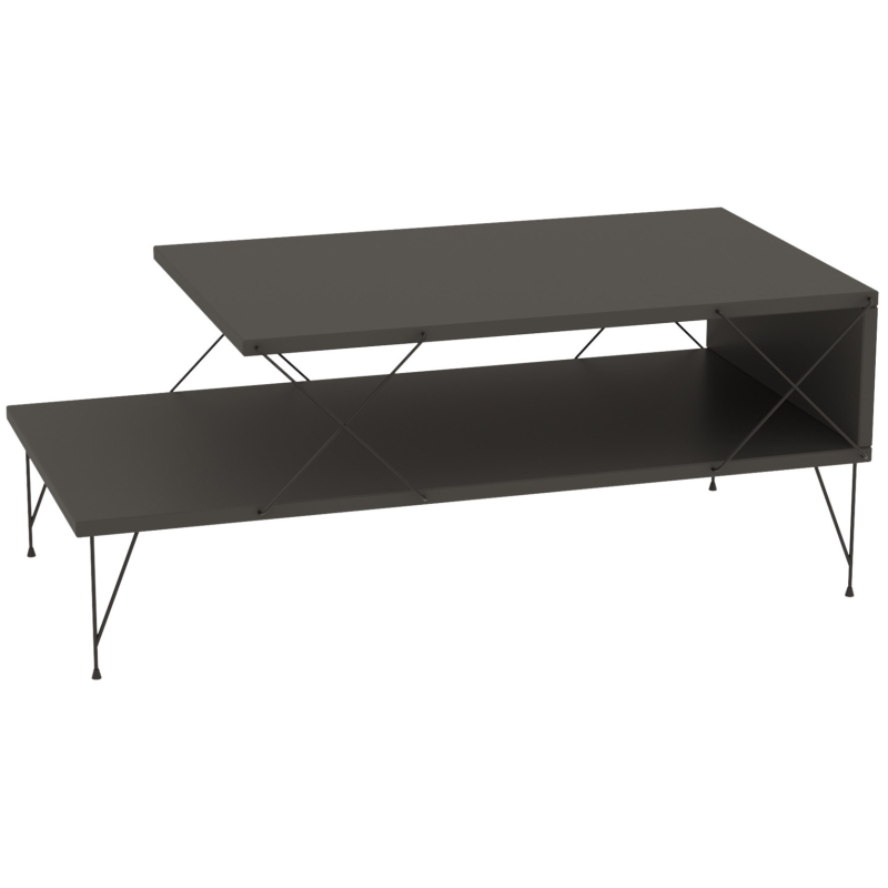 Sohvapöytä Chic Home 100 x 50 x 40 cm Loitsu antrasiitti