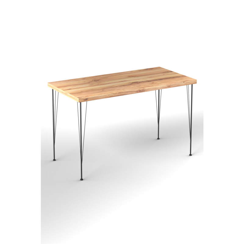 Ruokapöytä Chic Home 120 x 60 x 75 cm Noora beige/musta
