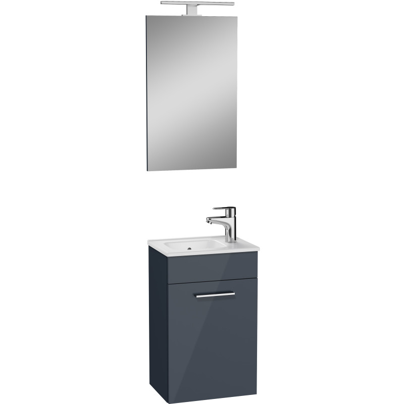Kylpyhuonekalustesetti Vitra 3in1 Mia 40 cm antrasiitti