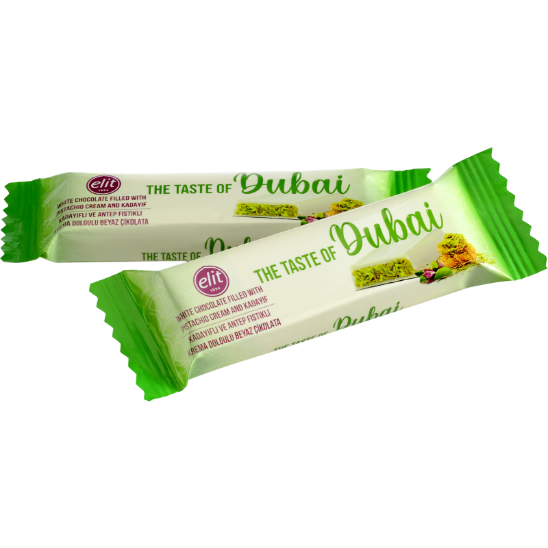 Valkosuklaapatukka Elit 30 g Dubai