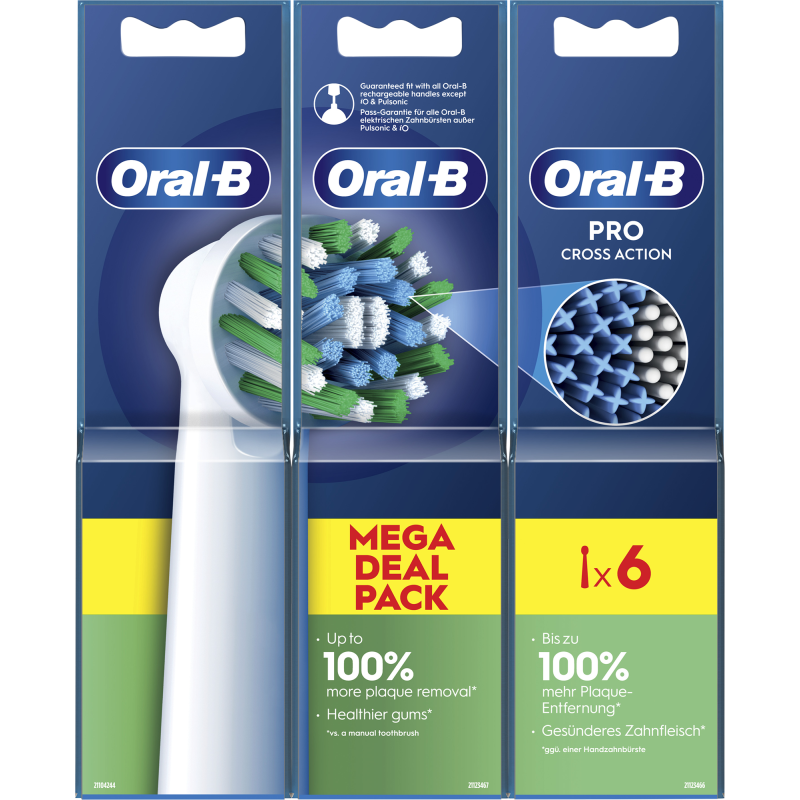 Vaihtoharja Oral-B Cross Action 2+2+2