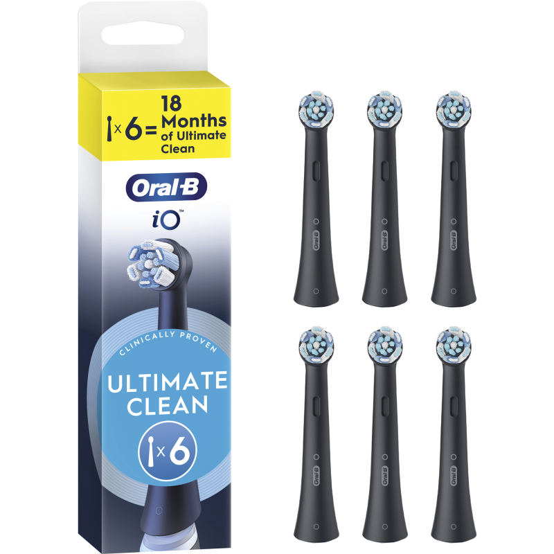 Vaihtoharja Oral-B 6 kpl iO Ultimate Clean Black