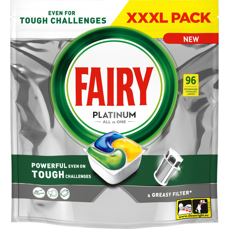 Konetiskitabletti Fairy 96 kpl Platinum