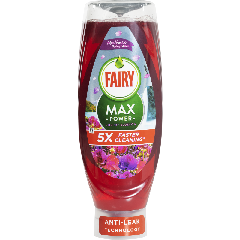 Käsitiskiaine Fairy 730 ml Max Power Cherry Blossom