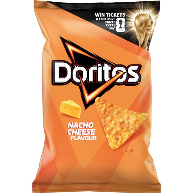 Maissilastu Doritos 170 g Nacho Cheese