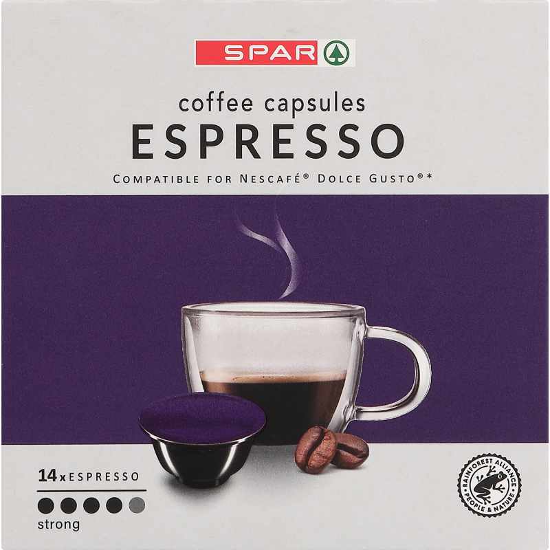 Kahvikapseli SPAR 14 kpl Espresso
