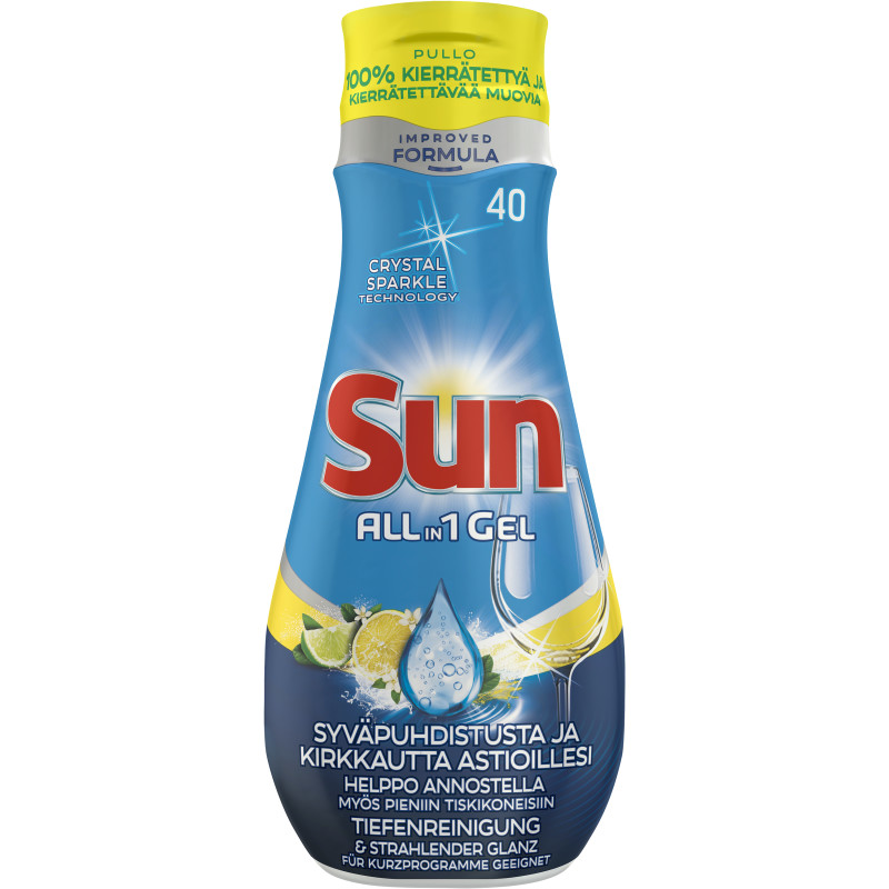 Konetiskigeeli Sun 700 ml All-in-1 Lemon