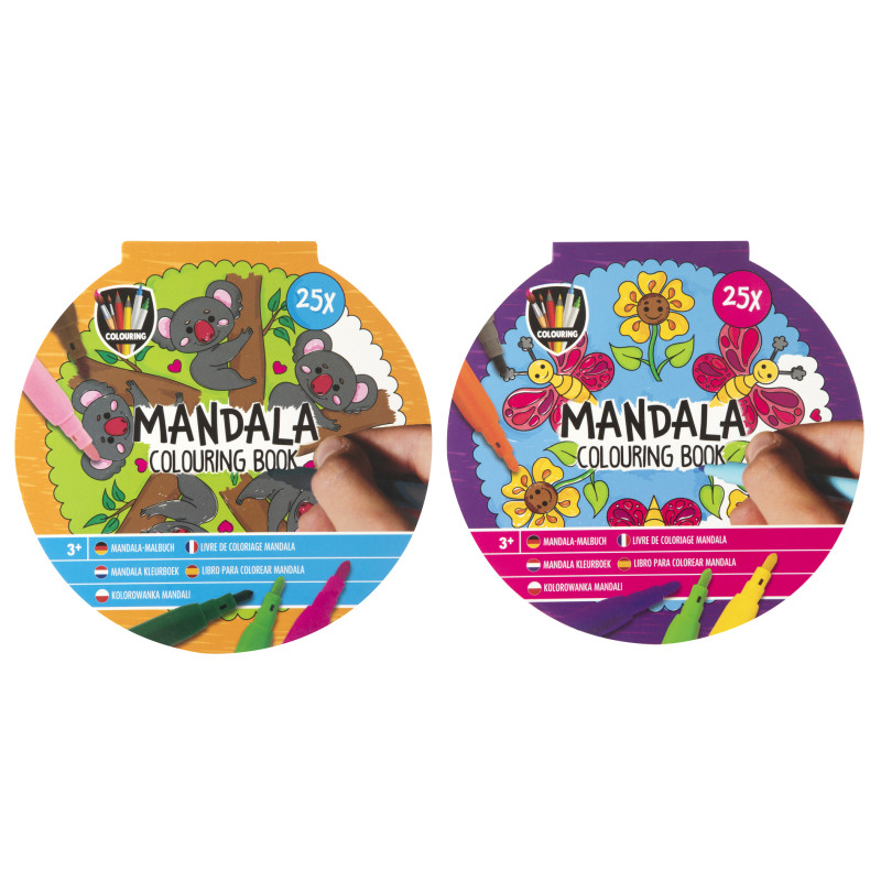 Värityskirja Mandala pyöreä