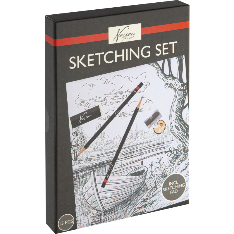 Luonnostelusetti Nassau Fine Art 15 osaa