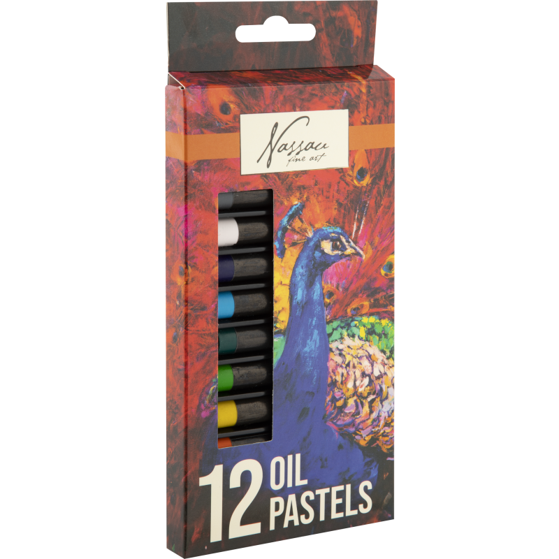 Öljypastelliliitu Nassau Fine Art 12 kpl
