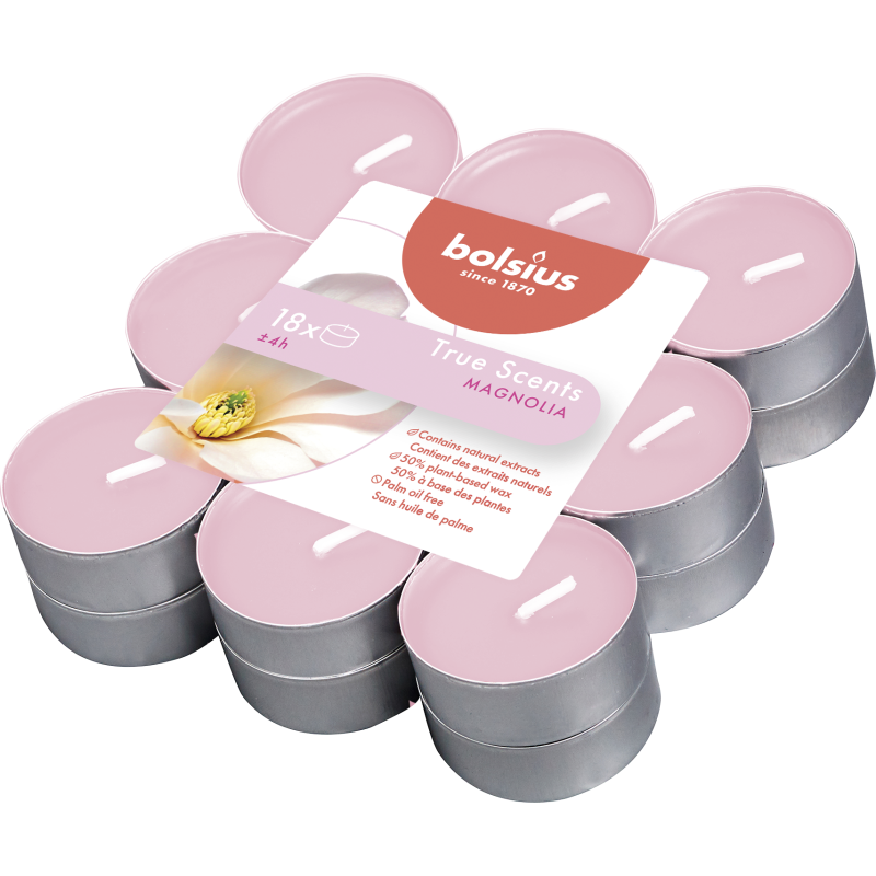 Tuoksulämpökynttilä Bolsius 18 kpl Magnolia