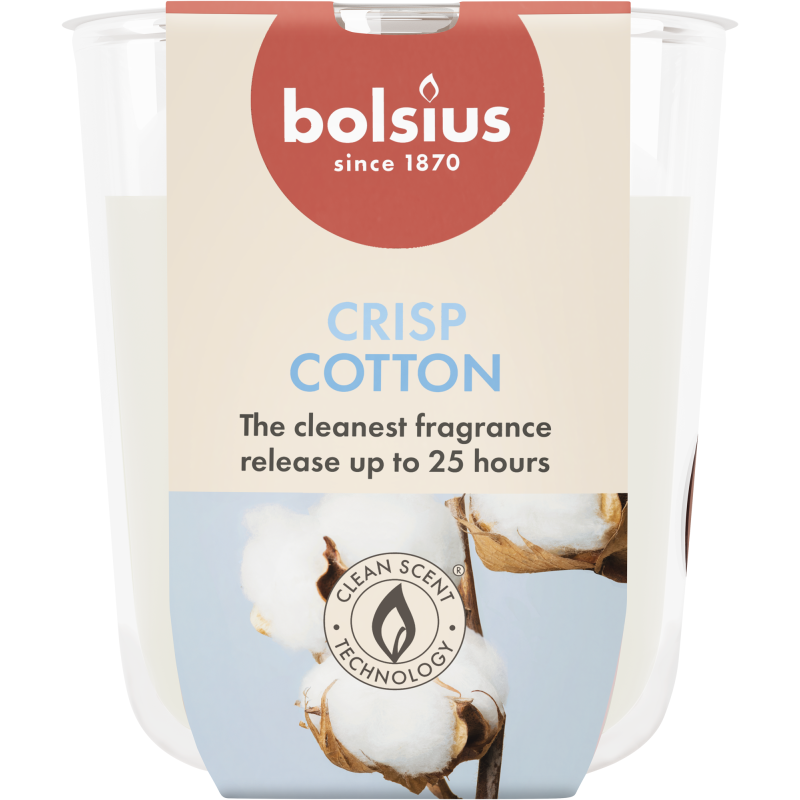 Tuoksukynttilä Bolsius Puuvilla