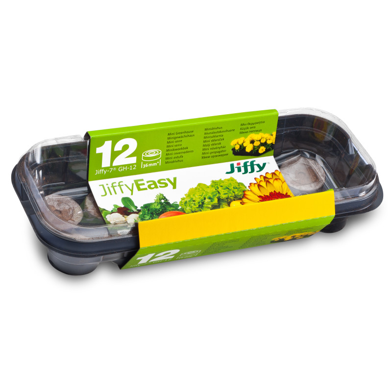 Pienoiskasvihuone Jiffy + 12 pellettiä