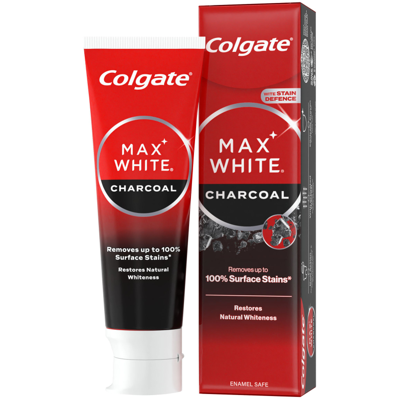 Hammastahna Colgate 75 ml Max White Charcoal