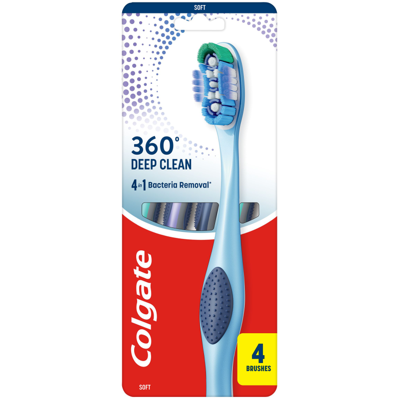 Hammasharja Colgate 4 pack 360 Soft
