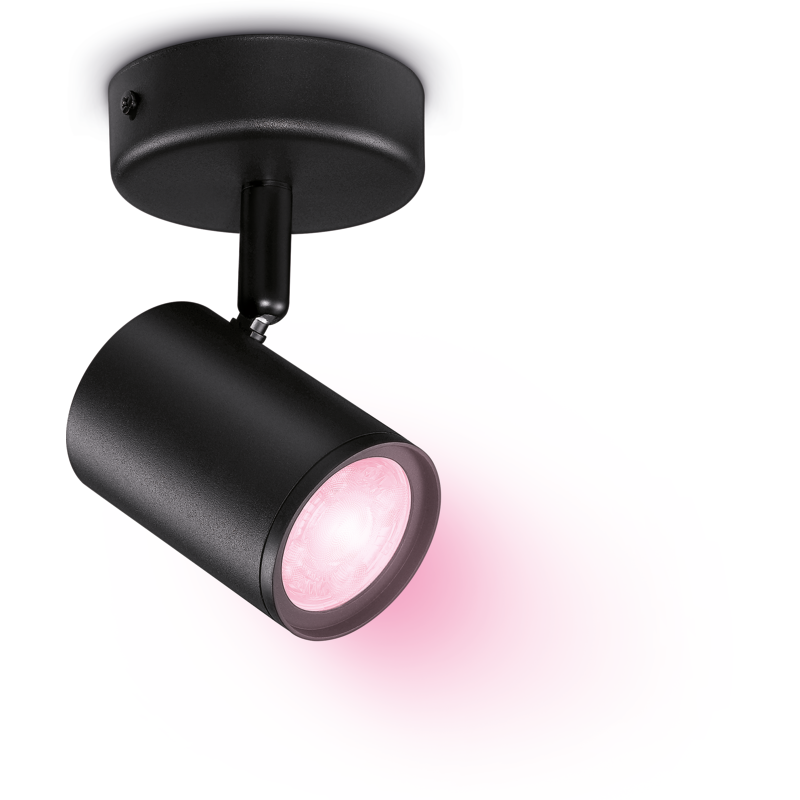 Kohdevalaisin WiZ Imageo 1 x 5 W 22-65K RGB, musta