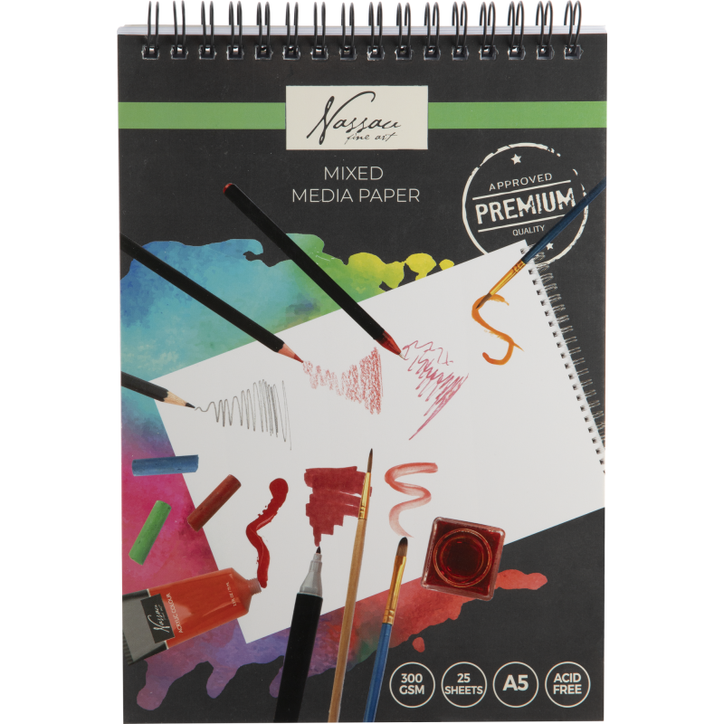 Maalauslehtiö Nassau Fine Art A5/25 300 gsm