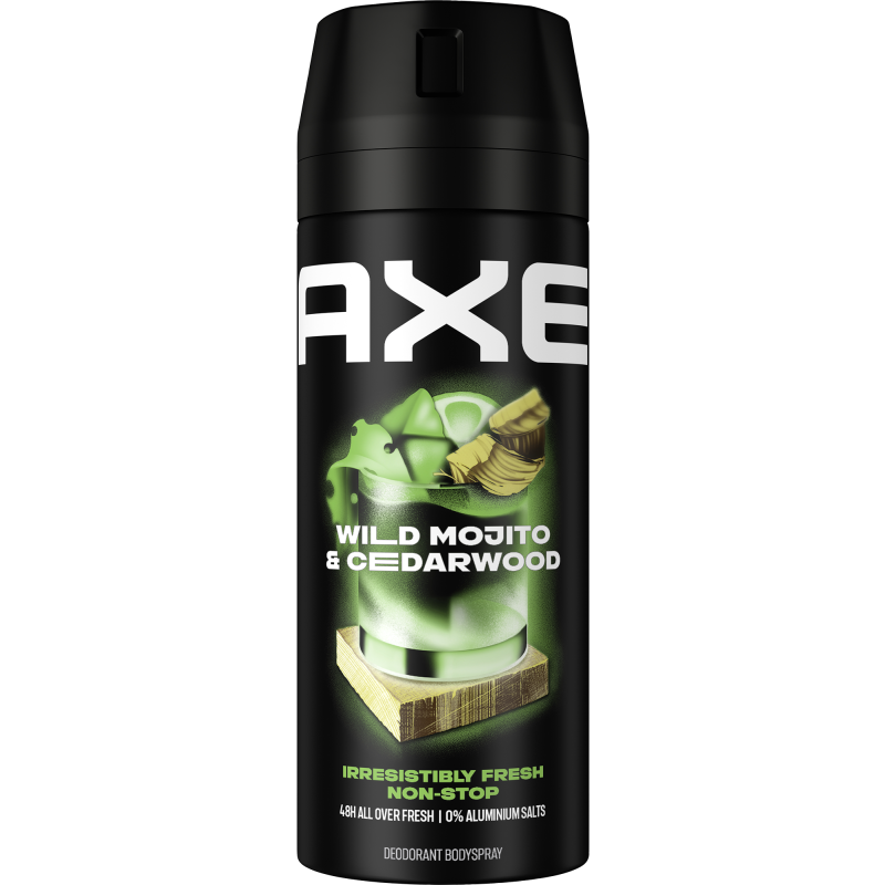 Deo spray Axe 150 ml 48h Body Spray Green Mojito + Cedarwood