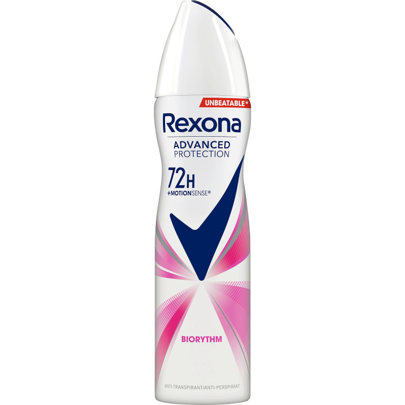 Deo spray Rexona 150 ml Biorythm Advanced Protection