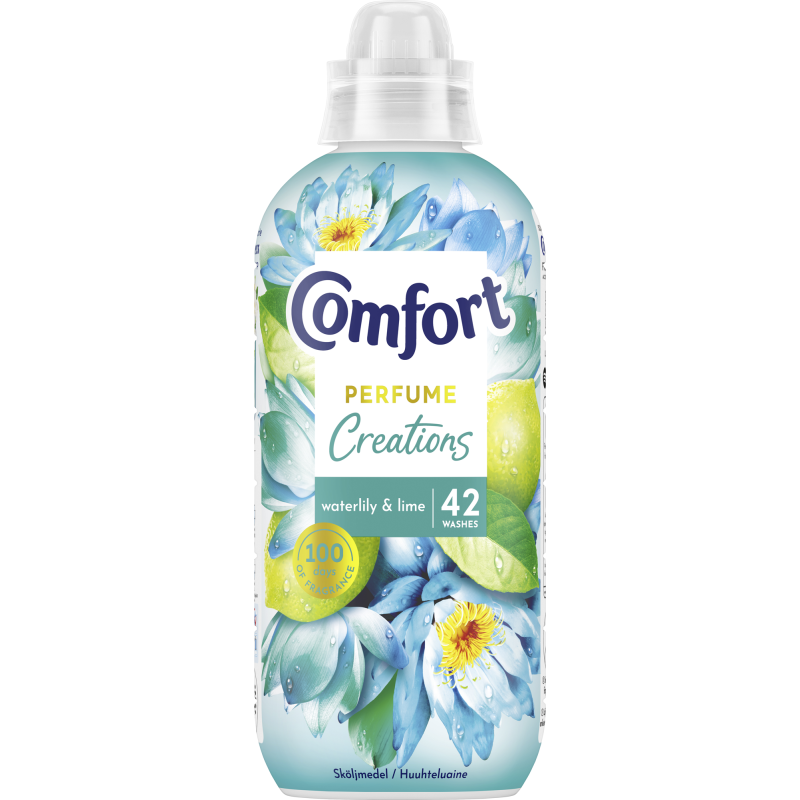 Huuhteluaine Comfort 762 ml Waterlily & Lime