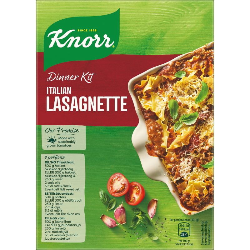 Lasagnette Knorr 270 g