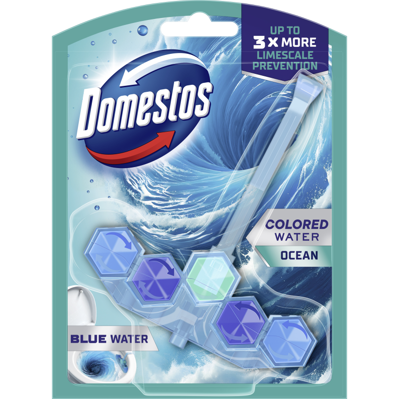 WC-raikastin Domestos 50 g Power 5 Blue Water Ocean