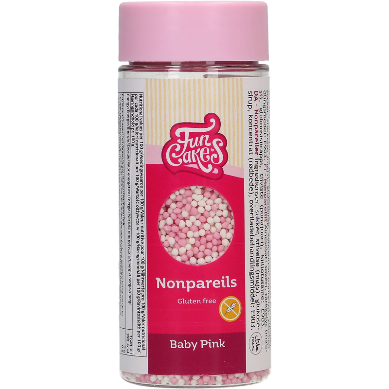 Nonparellimix FunCakes 80 g gluteeniton vaaleanpunainen