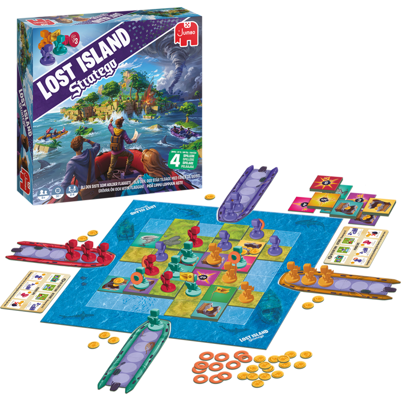 Peli Jumbo Lost Island Stratego