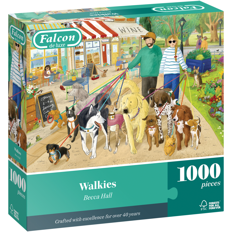 Palapeli Jumbo 1000 palaa Falcon Walkies