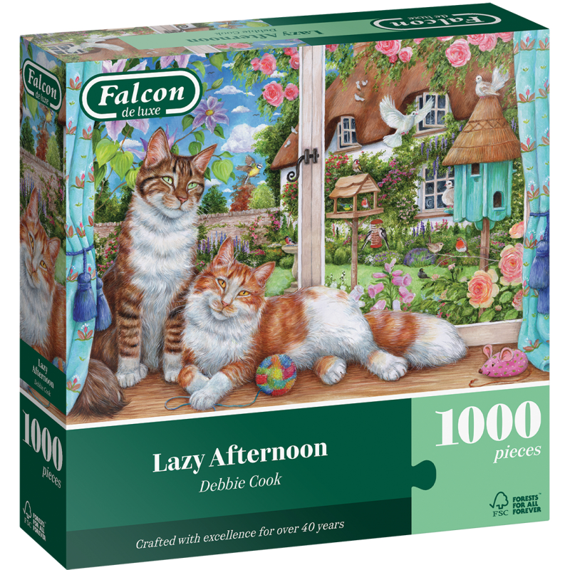 Palapeli Jumbo 1000 palaa Falcon Lazy Afternoon