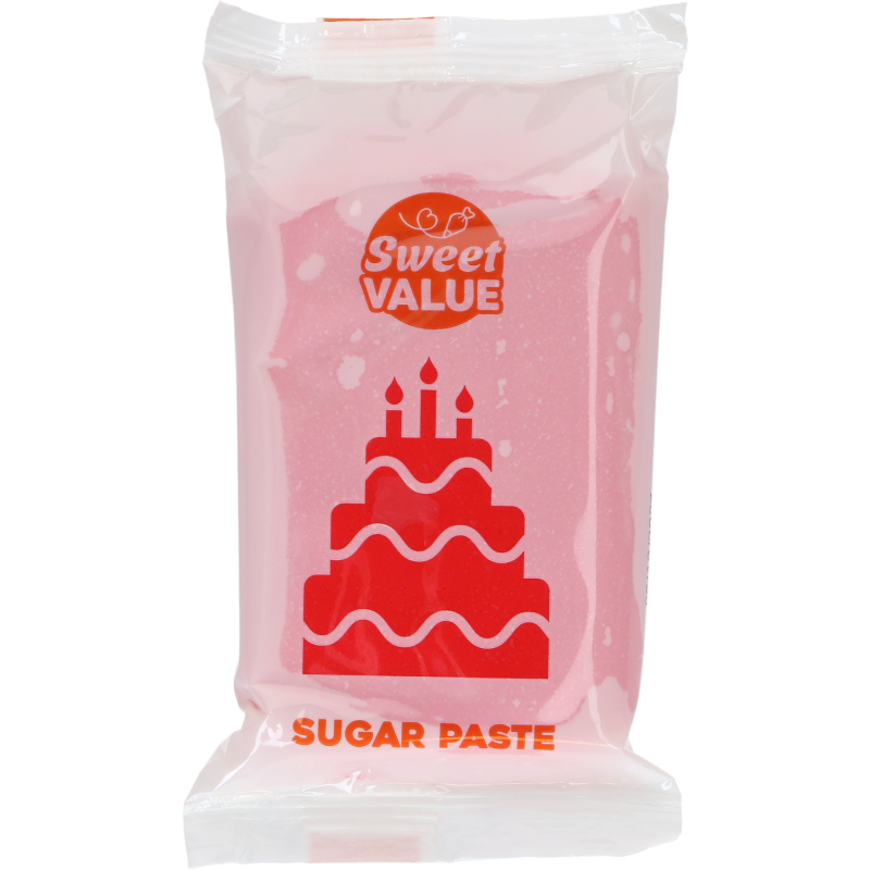 Sokerimassa Sweet Value 200 g punainen