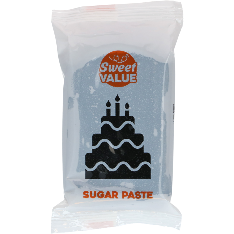 Sokerimassa Sweet Value 200 g musta
