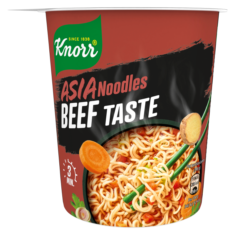 Kuppinuudeli Knorr 63 g Asia Noodles Beef