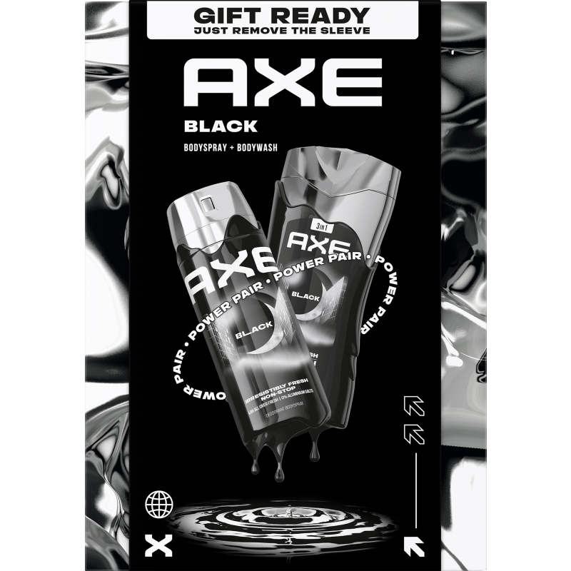 Lahjapakkaus Axe 400 ml Black