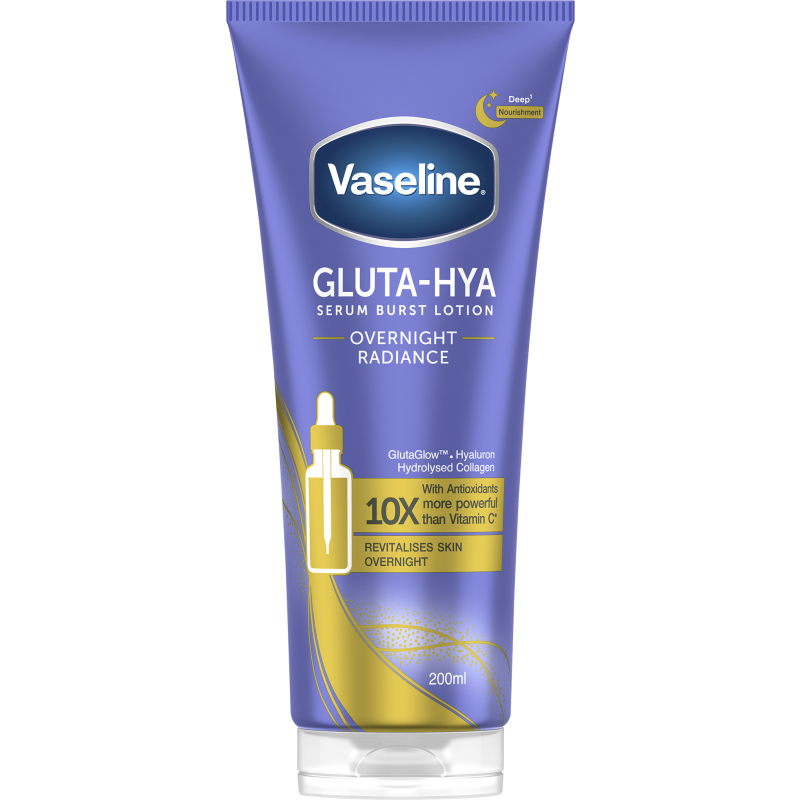 Vartalovoide 200 ml Vaseline Gluta Hya Overnight Radiance