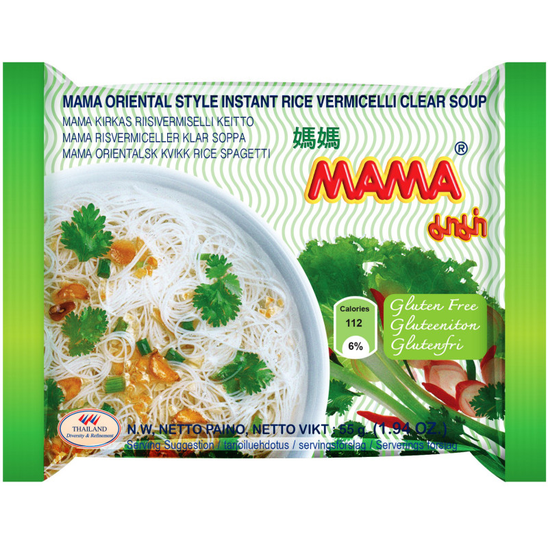 Riisivermiselli Mama 55 g pippuri & valkosipuli