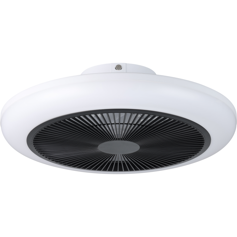 LED-tuuletinvalaisin Eglo Sayulita, valkoinen/harmaa